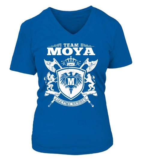 Team Moya  Lifetime Member V-neck T-Shirt Woman