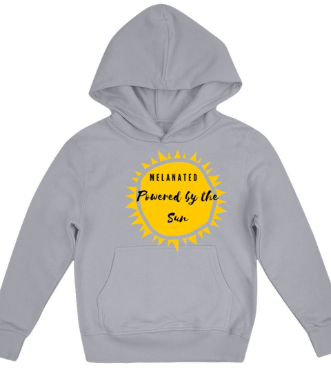Melanated Sun Power Kids Hoodie