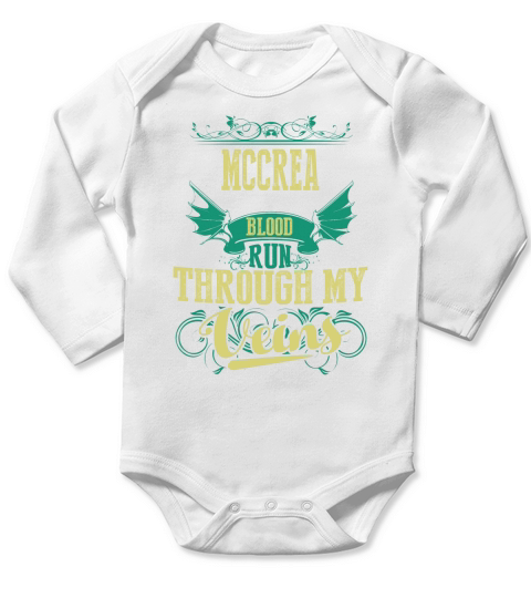 MCCREA Name shirt, MCCREA Funny Name, MCCREA Family Name Gifts T Shirt Long Sleeve Baby One-Piece