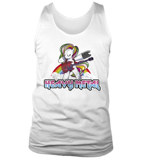 Heavy Metal Festival dabbing unicorn Men's Tank Top