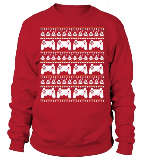 Gaming Christmas Pajama Sweater Merry Ugly Xmas Women's Sweatshirt
