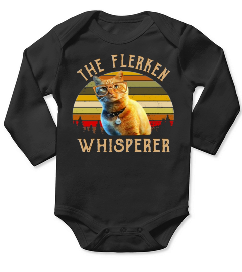 Goose Cat The Flerken Whispered vintage sunset Long Sleeve Baby One-Piece