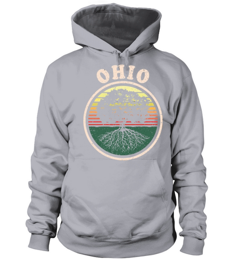 Ohio Vintage Sunset Roots Outdoors Souvenir Women's Hoodie