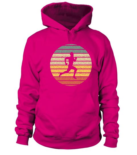 Running Silhouette Vintage Women's Hoodie