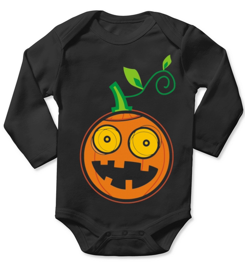 Pumpkin Long Sleeve Baby One-Piece