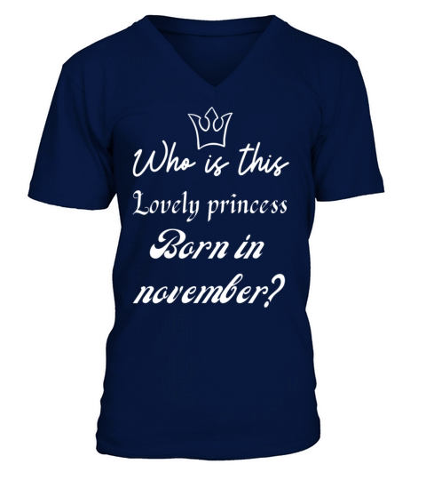 Born in november Men's V-Neck T-shirt