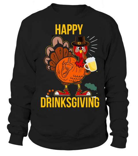 Happy Drinksgiving Dranksgiving Friendsgiving Than Women's Sweatshirt