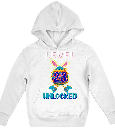 23 Year Old Age Birth Gamer Game Easter Sunday Kids Hoodie