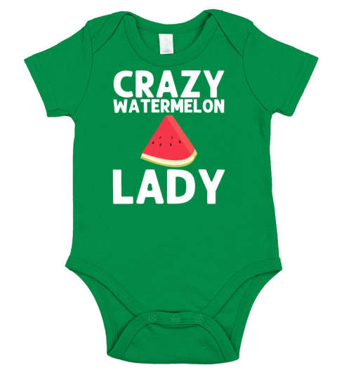 Cool Watermelon Gift For Women Mom Red Melon Short Sleeve Baby One-Piece