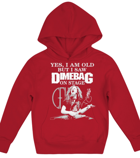 Yes I am old but I saw Dimebag on stage signature Kids Hoodie
