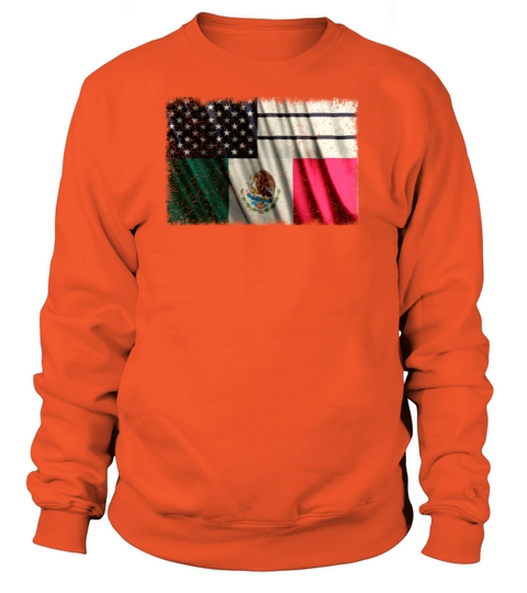Mexican American Flag Mexican American Pride July 4th Women's Sweatshirt