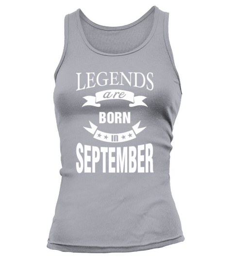 Legends are born in September Women's Tank Top