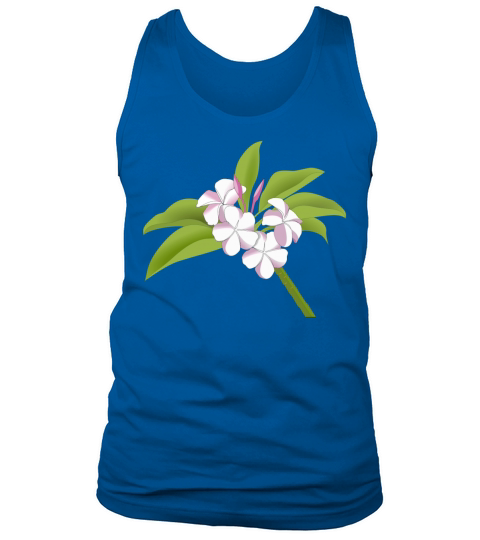 Plumeria Blumen Flowers Garten Garden Pflanzen Men's Tank Top