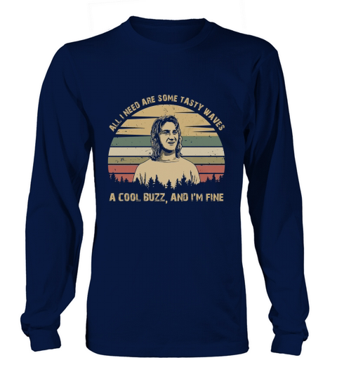 I Need are Some Tasty Waves Vintage Men's Long Sleeve