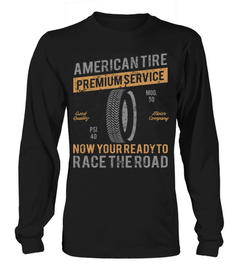American Tire Distressed Women's Long Sleeve