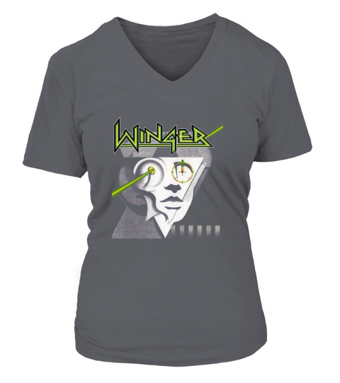 Winger Band V-neck T-Shirt Woman
