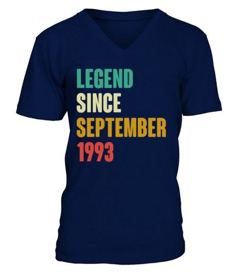 September 1993 29th Birthday 29 Years Old Bday Gi V-Neck T-shirt