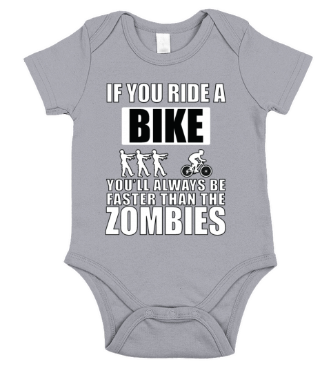 If You Ride A Bike Youll Always Be Faster Than Short Sleeve Baby One-Piece