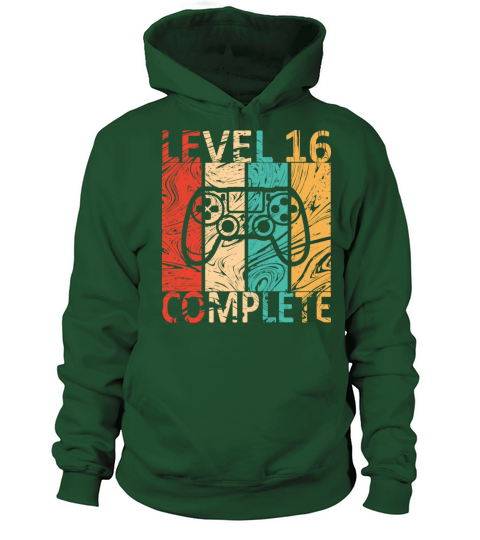 Level 16 complete 16th birthday gamer gift Women's Hoodie