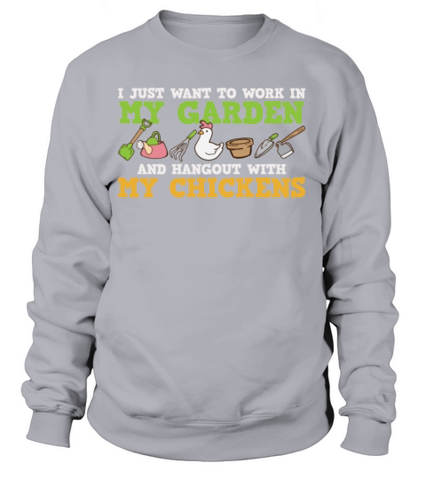 Garden Chicken Gardening Women's Sweatshirt