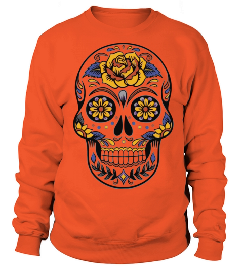 Floral Skull Women's Sweatshirt
