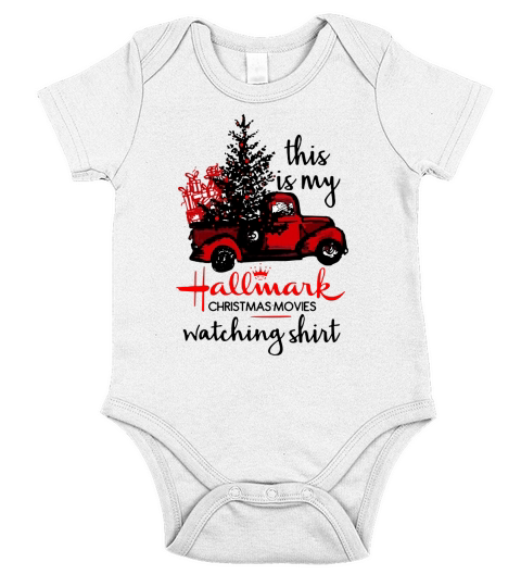This is my Hallmark christmas movies watching Short Sleeve Baby One-Piece
