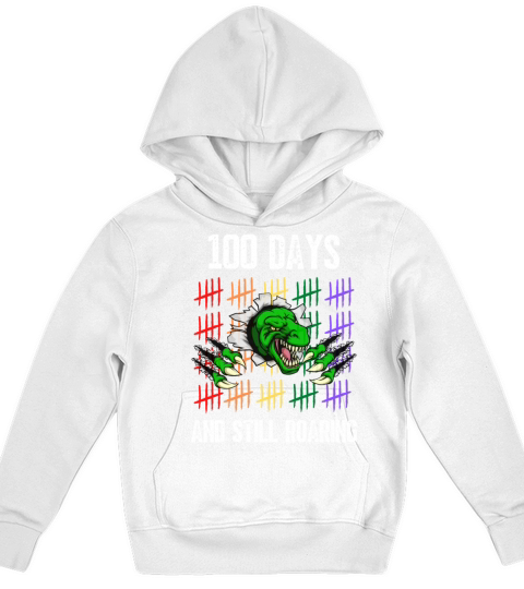 100 Days And Still Roaring Kids Hoodie