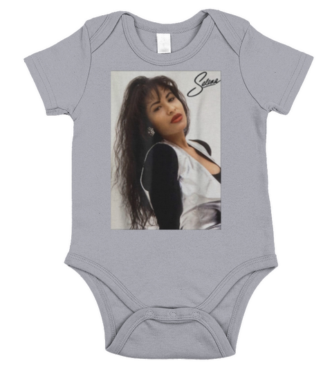Selena quintanilla and yolanda.png Short Sleeve Baby One-Piece