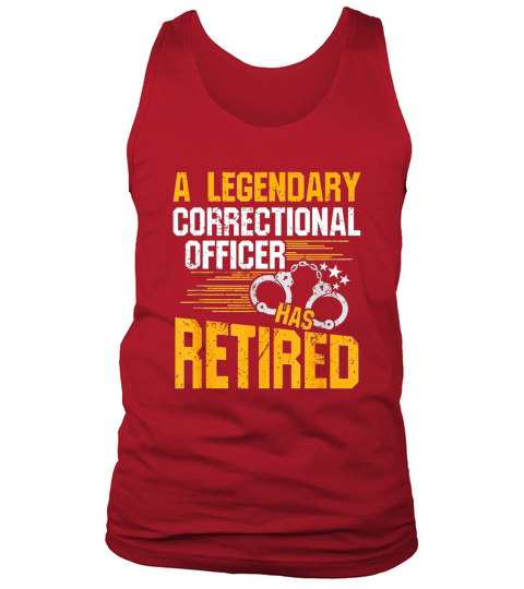 Retired Correctional Officer Retirement Party Gift Tank Top Unisex