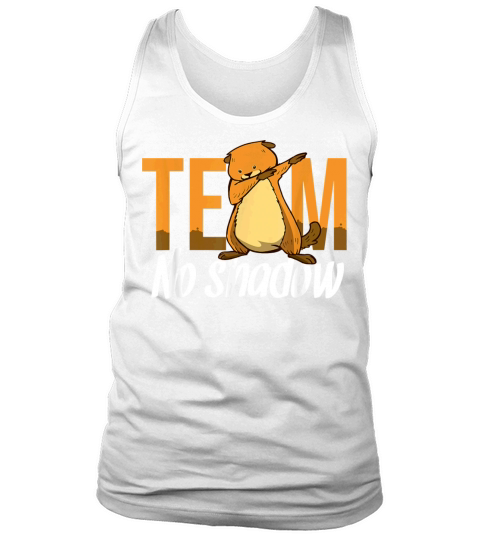 Funny Groundhog Day Team No Shadow Dabbing Kids Men's Tank Top