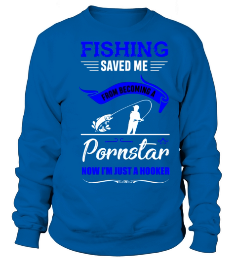 Fishing Fisherman Pornstar Hooker Angler Gift Men's Sweatshirt
