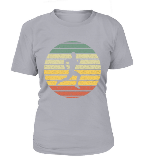 Running Silhouette Vintage Women's T-Shirt