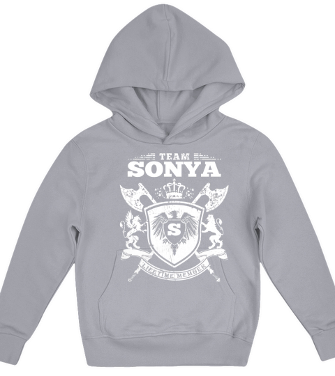 Team Sonya  Lifetime Member Kids Hoodie
