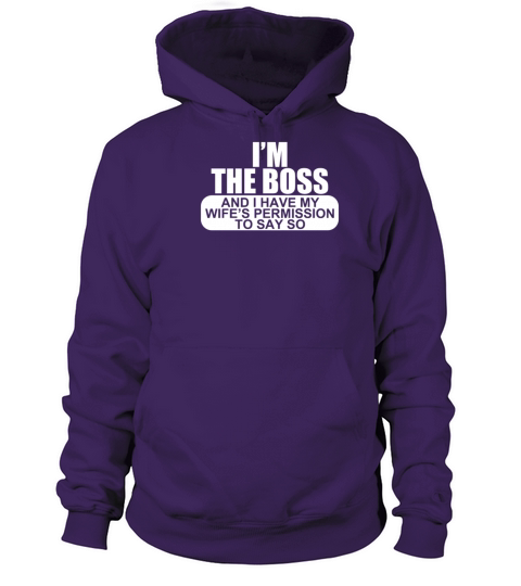 Im The Boss Women's Hoodie