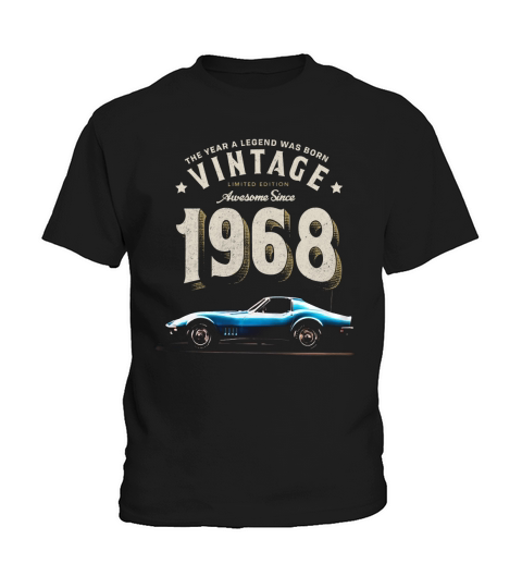 VINTAGE 1968 CORVETTE Kids T-Shirt