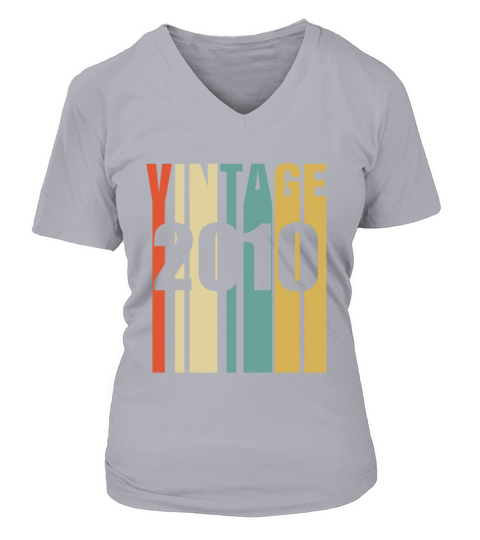 Vintage 2010 Retro Women's V-Neck T-shirt