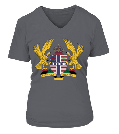Lugo Family Crest For American People - Lugo Family T-Shirt, Hoodie, Sweatshirt V-neck T-Shirt Woman