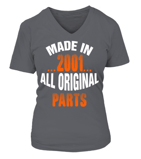 Made In 2001 All Original Parts Women's V-Neck T-shirt