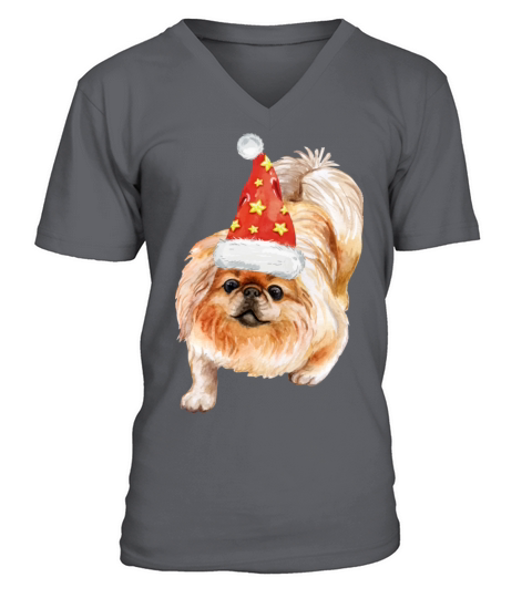 merry Christmas dog Men's V-Neck T-shirt