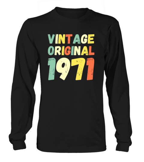 Vintage Original 1971 Retro Style Women's Long Sleeve