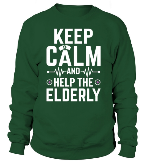 Stay calm and help the elderly seniors Women's Sweatshirt