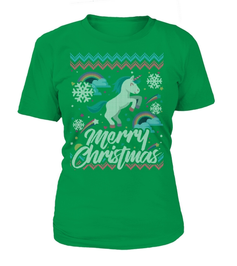 Unicorn Ugly Xmas Sweater gift Christmas Women's T-Shirt
