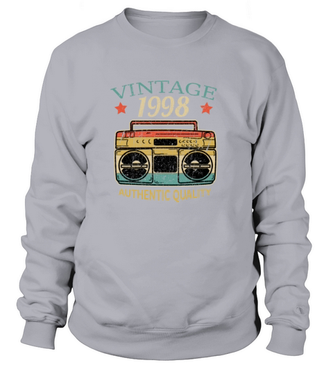 Vintage 1998 Radio Authentic Quality B-Day Gift Women's Sweatshirt