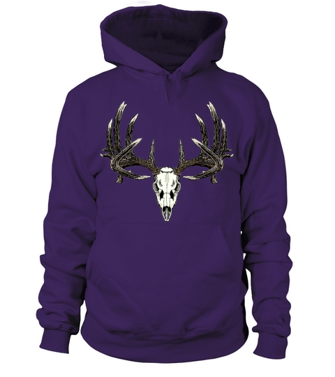 Big whitetail skull Women's Hoodie