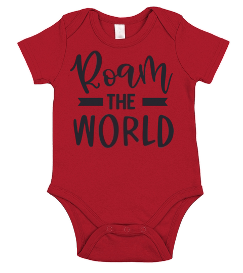 Roam the world Short Sleeve Baby One-Piece