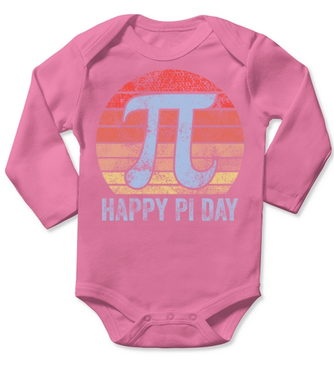 PI Day 2022 Math Lover Mathematics Retro Vintage Long Sleeve Baby One-Piece