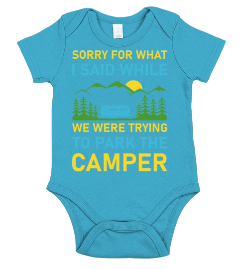 Camping Camper Vacation Gift Short Sleeve Baby One-Piece
