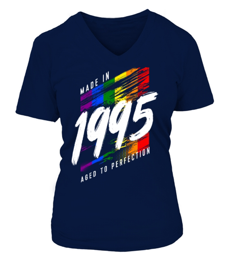 1995 Birthday LGBT Gay Pride Women's V-Neck T-shirt