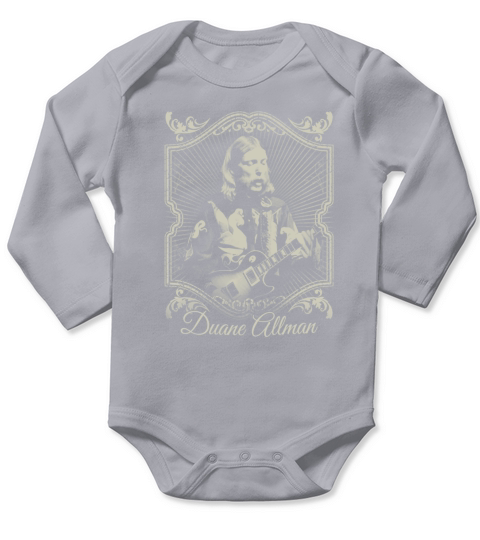 Duane Allman Long Sleeve Baby One-Piece