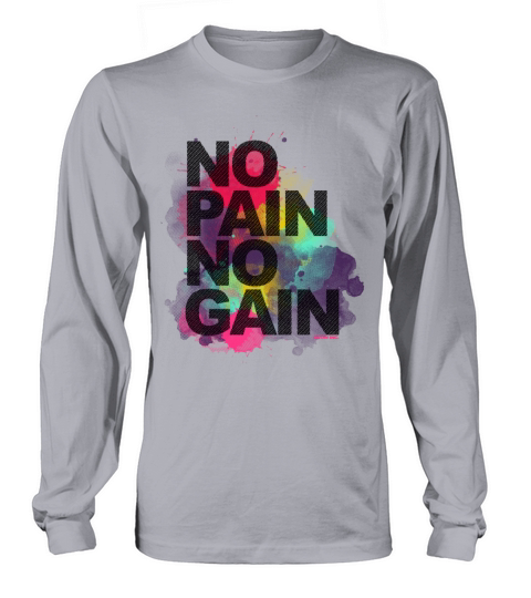 No Pain No Gain - Training Fitness Men Women Women's Long Sleeve
